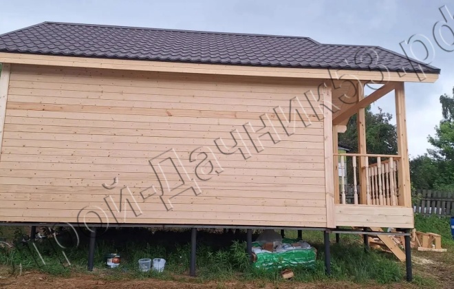 4 Каркасный дом Д-158, 7.5x6м, 42 М², Московская область, г.  Лосино-Петровский, р.п. Свердловский (5)